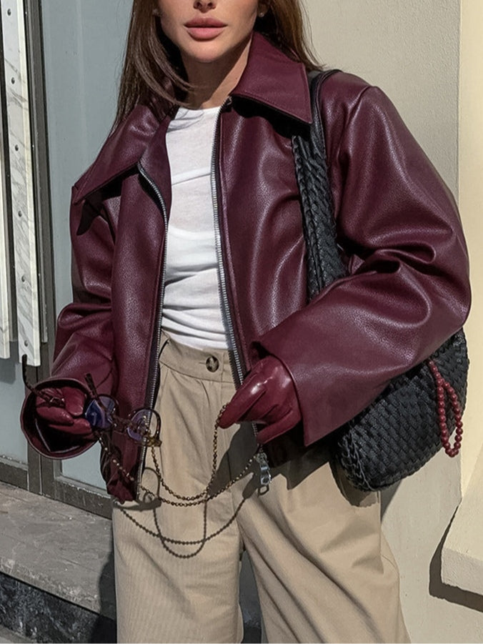 Florence - Veste en cuir