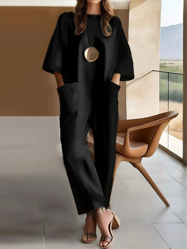 CannesCouture™ | Combinaison ample en coton extensible