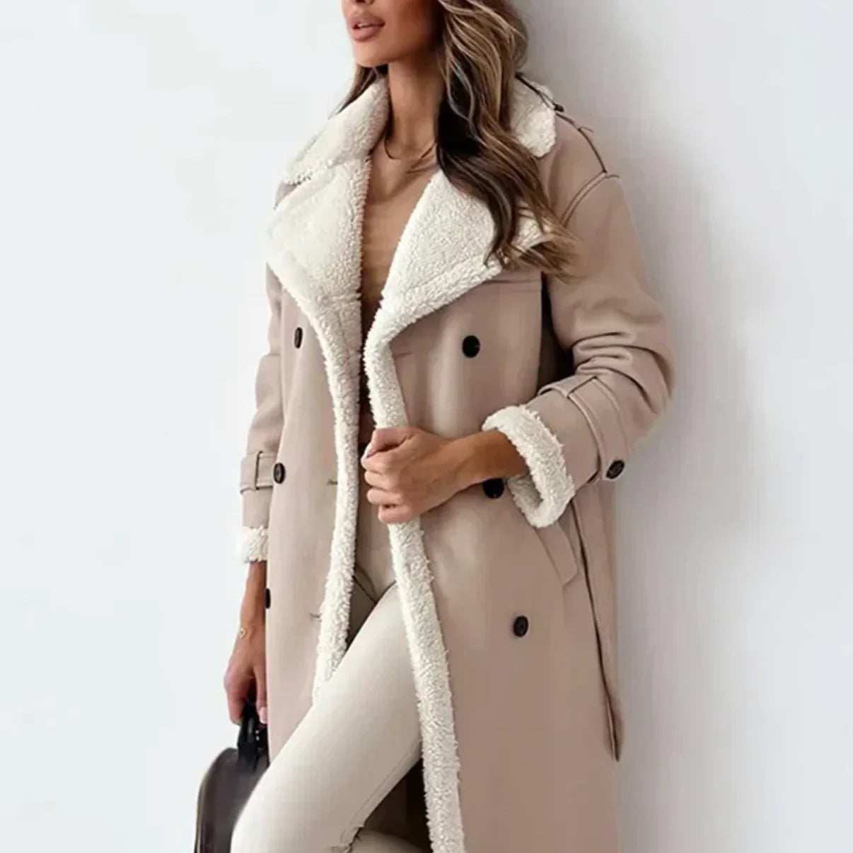 Élégant manteau d'hiver
