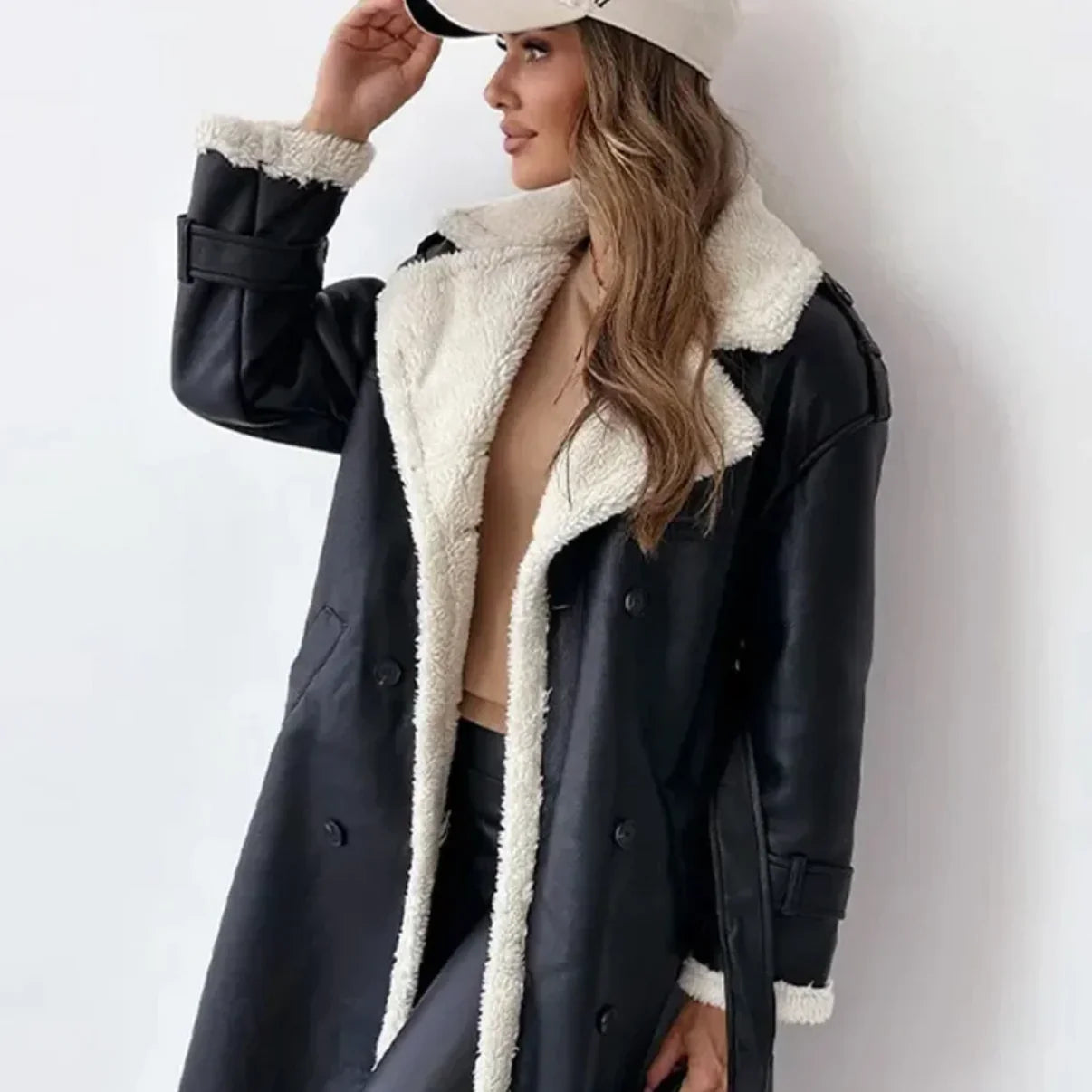 Élégant manteau d'hiver