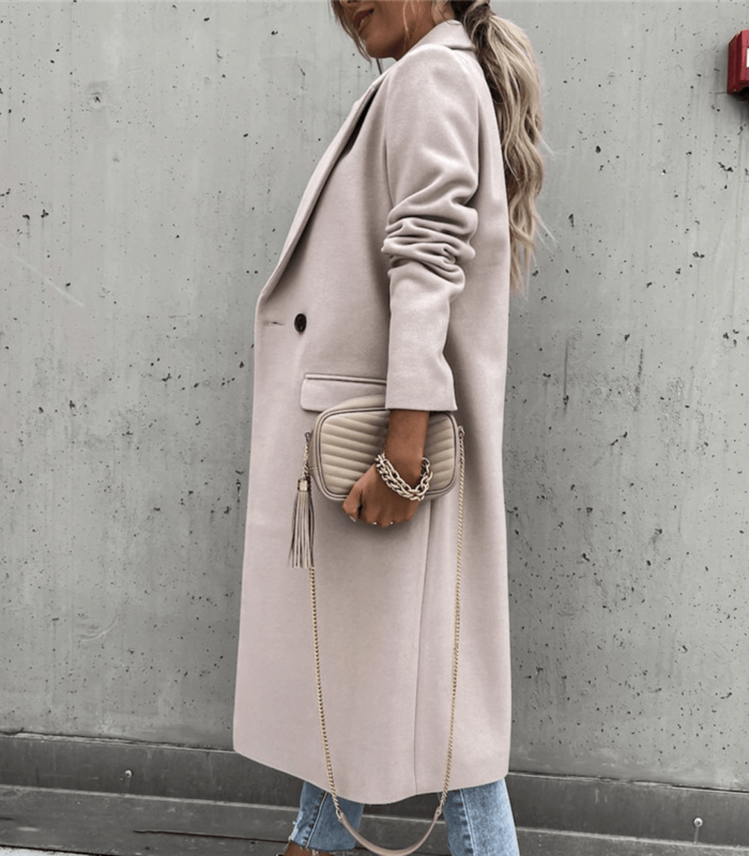 Lisette - Manteau en laine ample