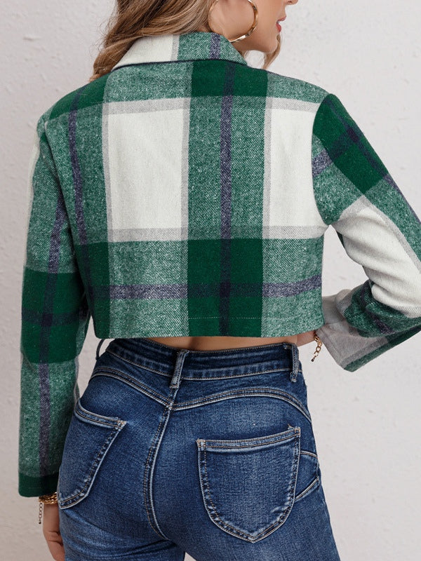 Anne - Veste courte à col