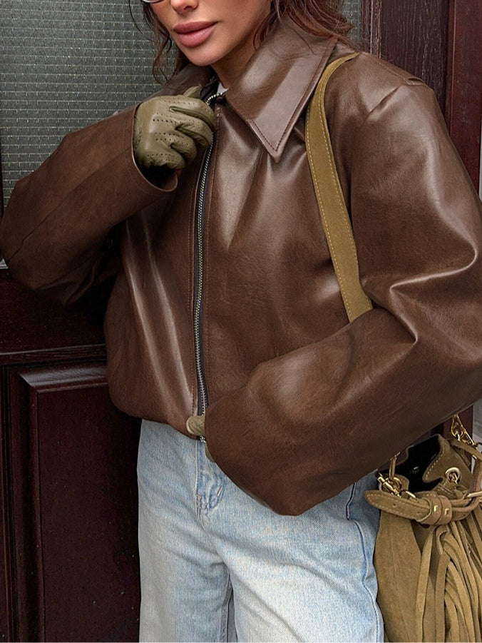 Florence - Veste en cuir