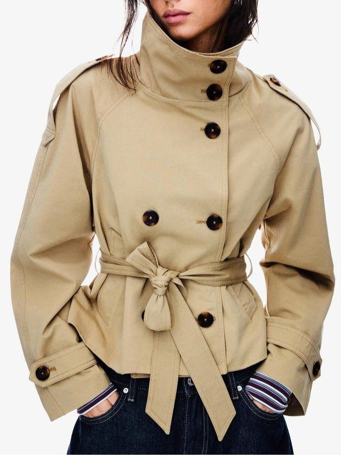 Nathalie - Veste courte trench